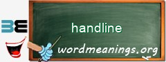 WordMeaning blackboard for handline